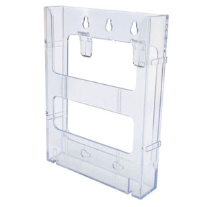 Deflecto Lit-Loc A5 interlocking brochure holder, front view