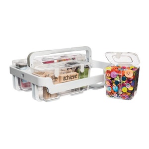 Deflecto Stackable Caddy Organiser, front product view