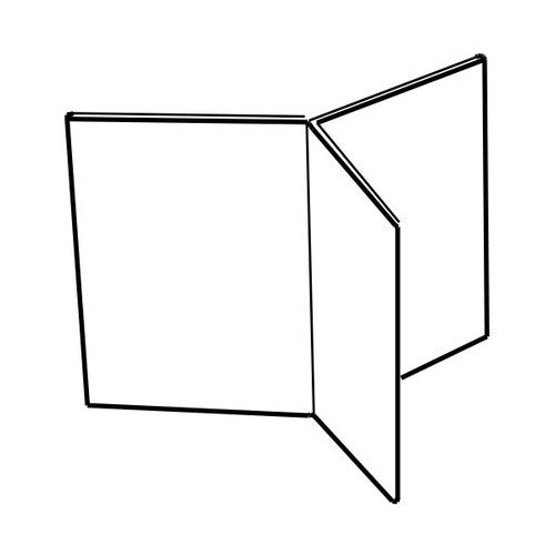 Deflecto Star Style 6 Sided Sign Holder A6 Portrait - image 3