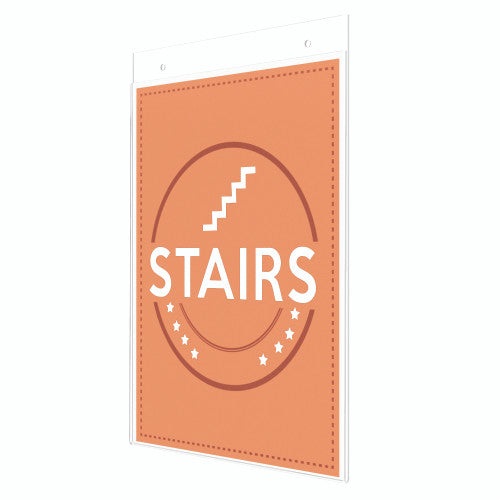 Deflecto Wall Mount Sign Holder A4 Portrait - image 1