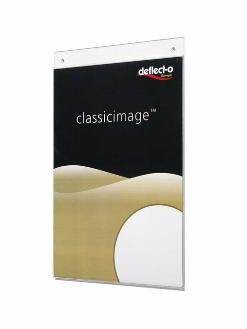 Deflecto Wall Mount Sign Holder A4 Portrait - image 3