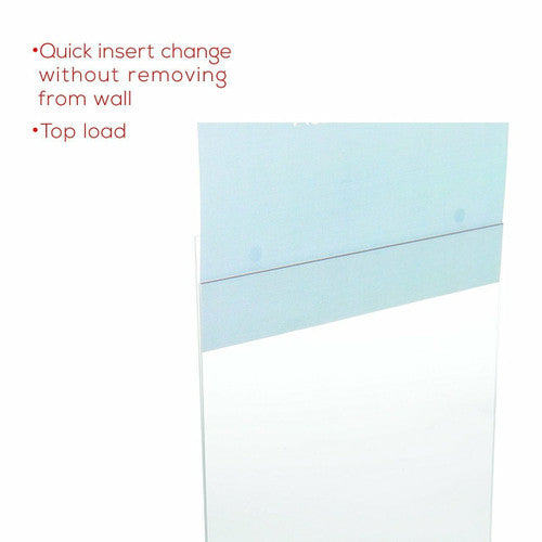 Deflecto Wall Mount Sign Holder A4 Portrait - image 9