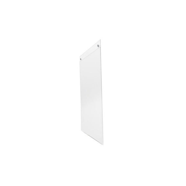 Deflecto Wall Mount Sign Holder A5 Portrait, in-use view