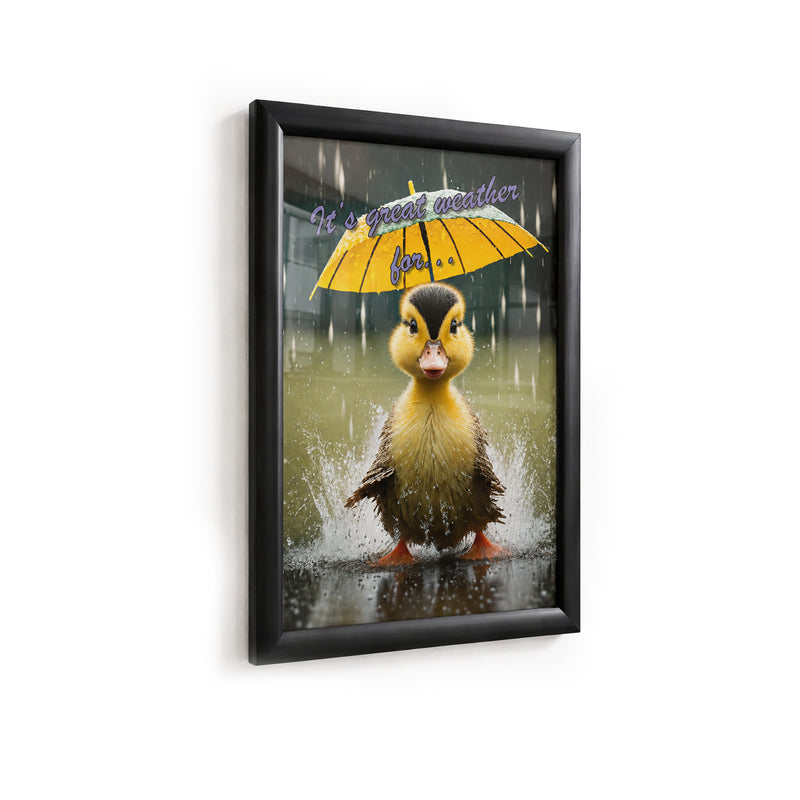 Deflecto Water Resistant Snap Frame Black A4 25mm top view