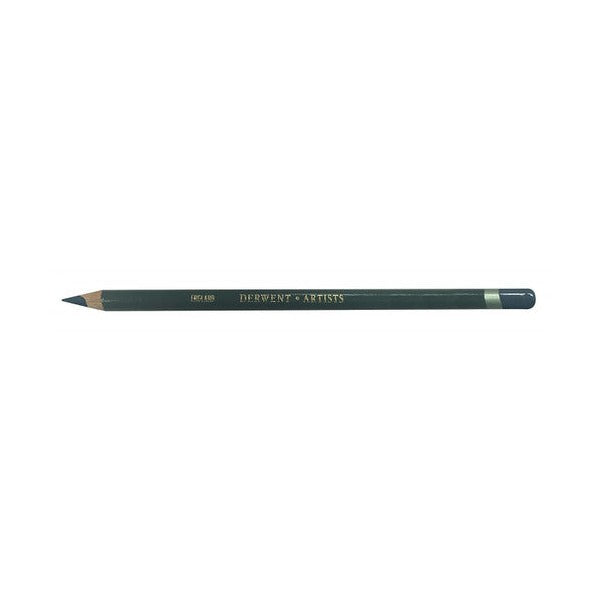 Derwent Artists Pencil Blue Grey Box of 6. Box of 6 Derwent Artists Blue Grey pencils laid out on a white surface.