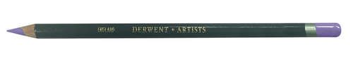 Derwent Artists Pencil Blue Violet Lake Box of 6. Close-up of Derwent Artists Pencil tip showing Blue Violet Lake colour.