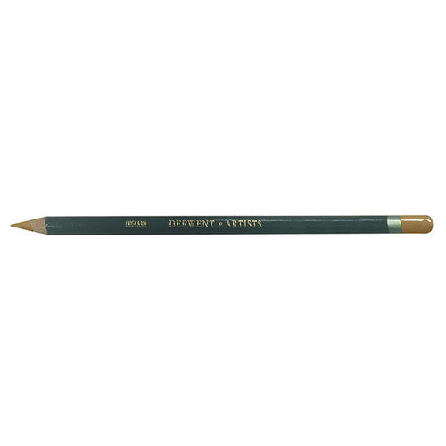 Derwent Artists Pencil Brown Ochre Box of 6. Derwent Artists Pencil in Brown Ochre, box of 6 pencils.