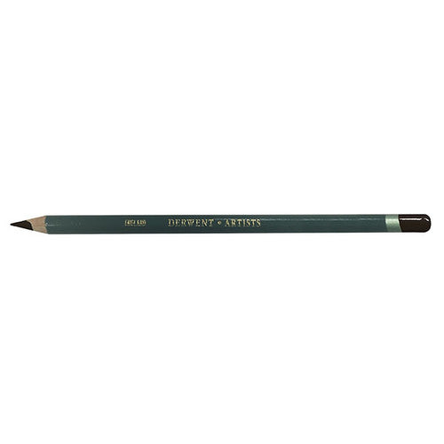 Derwent Artists Pencil Chocolate Box of 6. Derwent Artists Pencil in Chocolate shade, box of 6 pencils.
