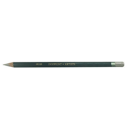 Derwent Artists Pencil Silver Grey Box of 6. Derwent Artists Pencil in Silver Grey, box of 6, front view.