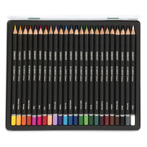 Derwent Academy Colour Pencils Assorted Tin 24