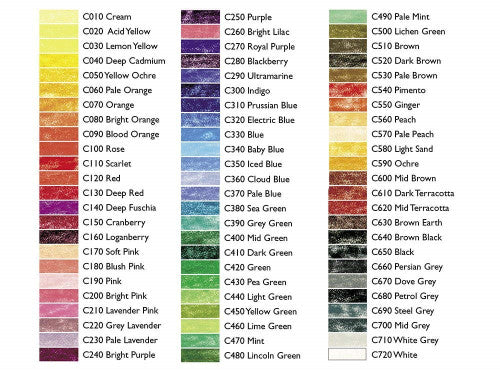 Derwent Coloursoft Pencil Baby Blue Box of 6. Single Derwent Coloursoft Baby Blue pencil showing barrel and colour band detail.