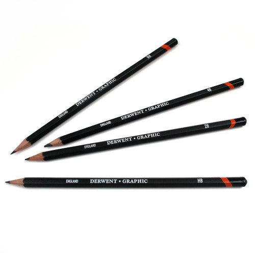 Derwent Academy Graphic Pencils Sketching Set Soft Grades 9B-H Tin 12. Metal storage tin for Derwent Academy Graphic Pencil Set.