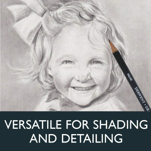 Derwent Graphic Pencils Technical Set Hard Grades B-9H Tin 12. Derwent Graphic pencils used to create precise technical line drawing on paper.