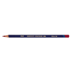 Derwent Inktense Pencil Chilli Red Box of 6. Derwent Inktense Chilli Red pencils box of 6 on white background.