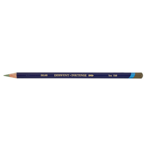 Derwent Inktense Pencil Fern Box of 6. Derwent Inktense Fern 1560 pencils - box of 6 shown closed