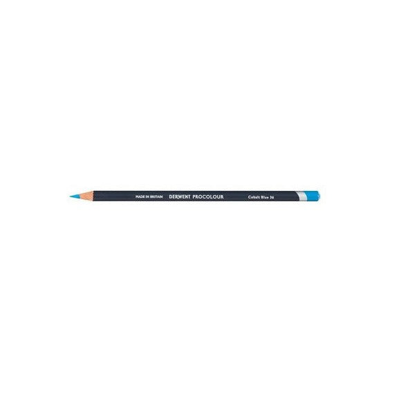 Derwent Procolour Pencil Cobalt Blue Box of 6. Derwent Procolour Cobalt Blue pencils box of 6 on a white background.