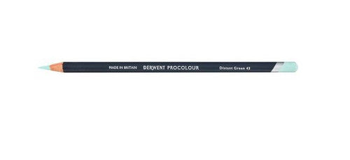 Derwent Procolour Pencil Distant Green Box of 6. Derwent Procolour Distant Green pencils, box of 6, colour reference 43.