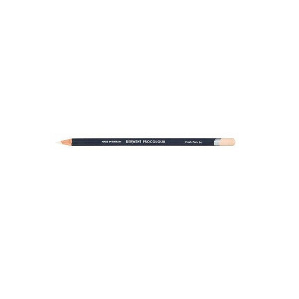 Derwent Procolour Pencil Flesh Pink Box of 6. Derwent Procolour Flesh Pink pencils box of 6 front view.