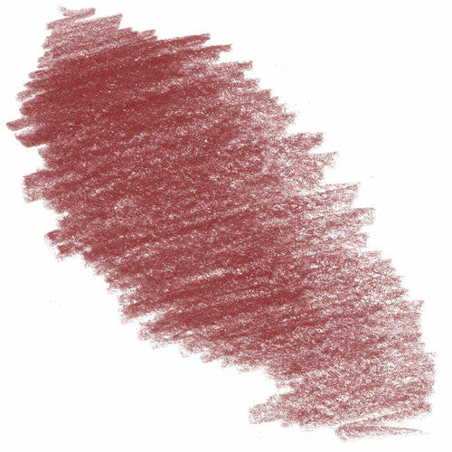 Derwent Procolour Pencil Plum Box of 6. Close-up of Derwent Procolour Plum pencil tip showing sharp point.
