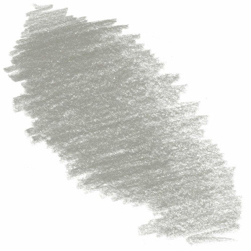 Derwent Procolour Pencil Storm Grey Box of 6. Close-up of Derwent Procolour Storm Grey pencil tip showing sharp point.