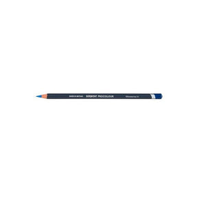 Derwent Procolour Pencil Ultramarine, colour 31: a single sharpened pencil with a dark printed barrel and an end cap in the Ultramarine colour, lying flat on white.
