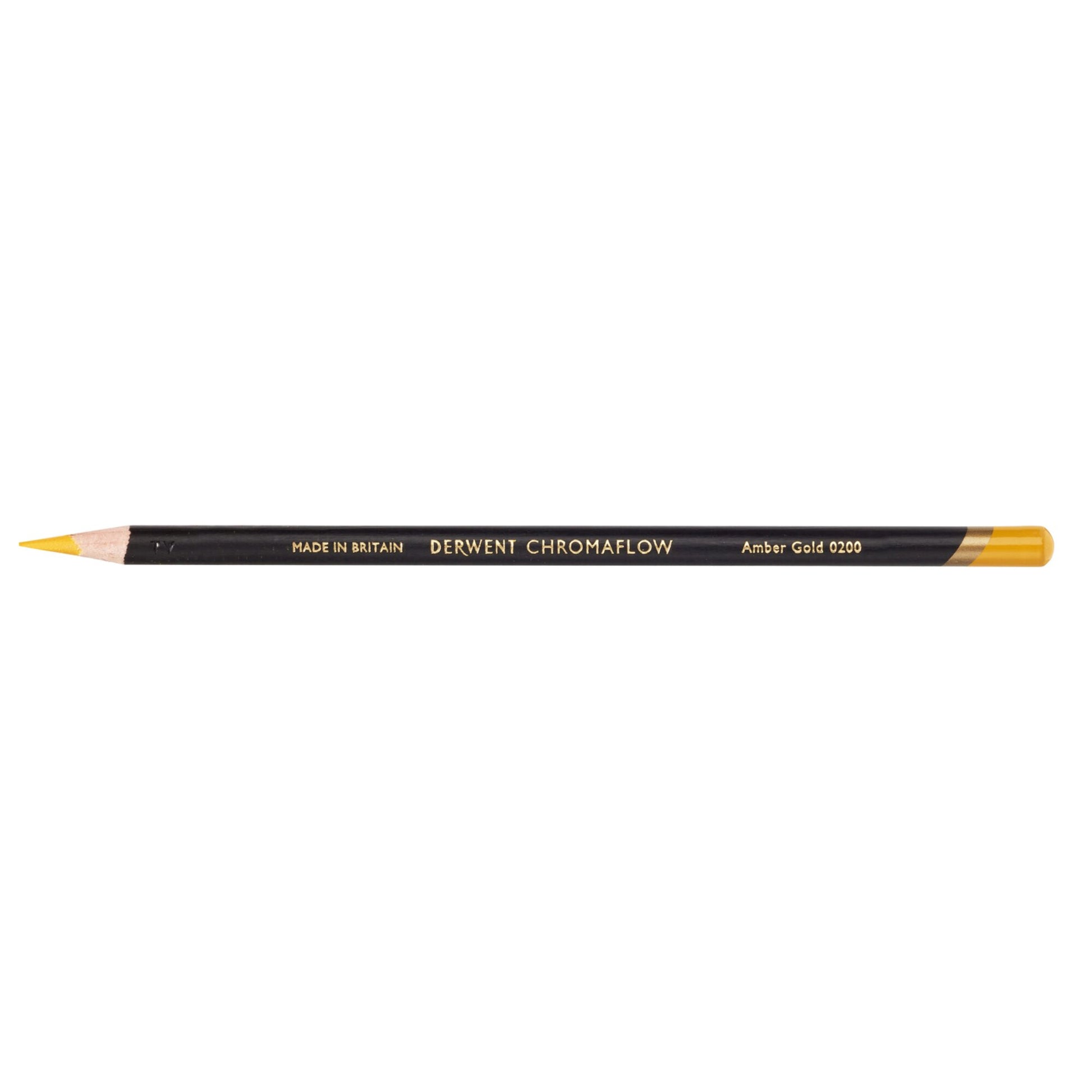 Derwent Chromaflow Pencil in Amber Gold, box of 6