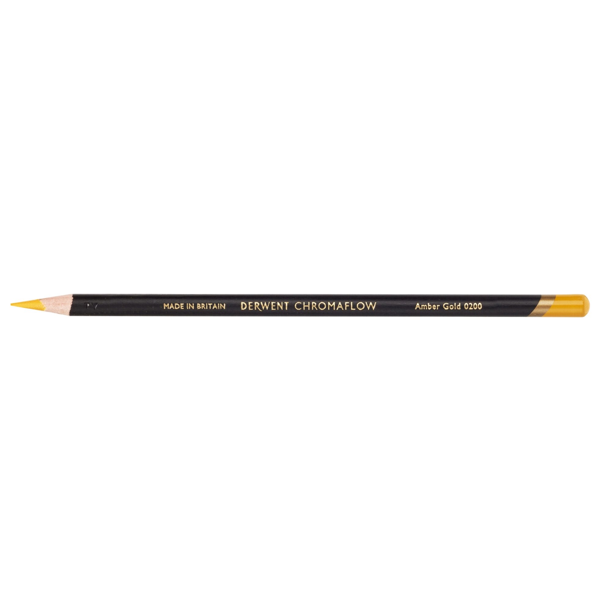 Derwent Chromaflow Pencil in Amber Gold, box of 6