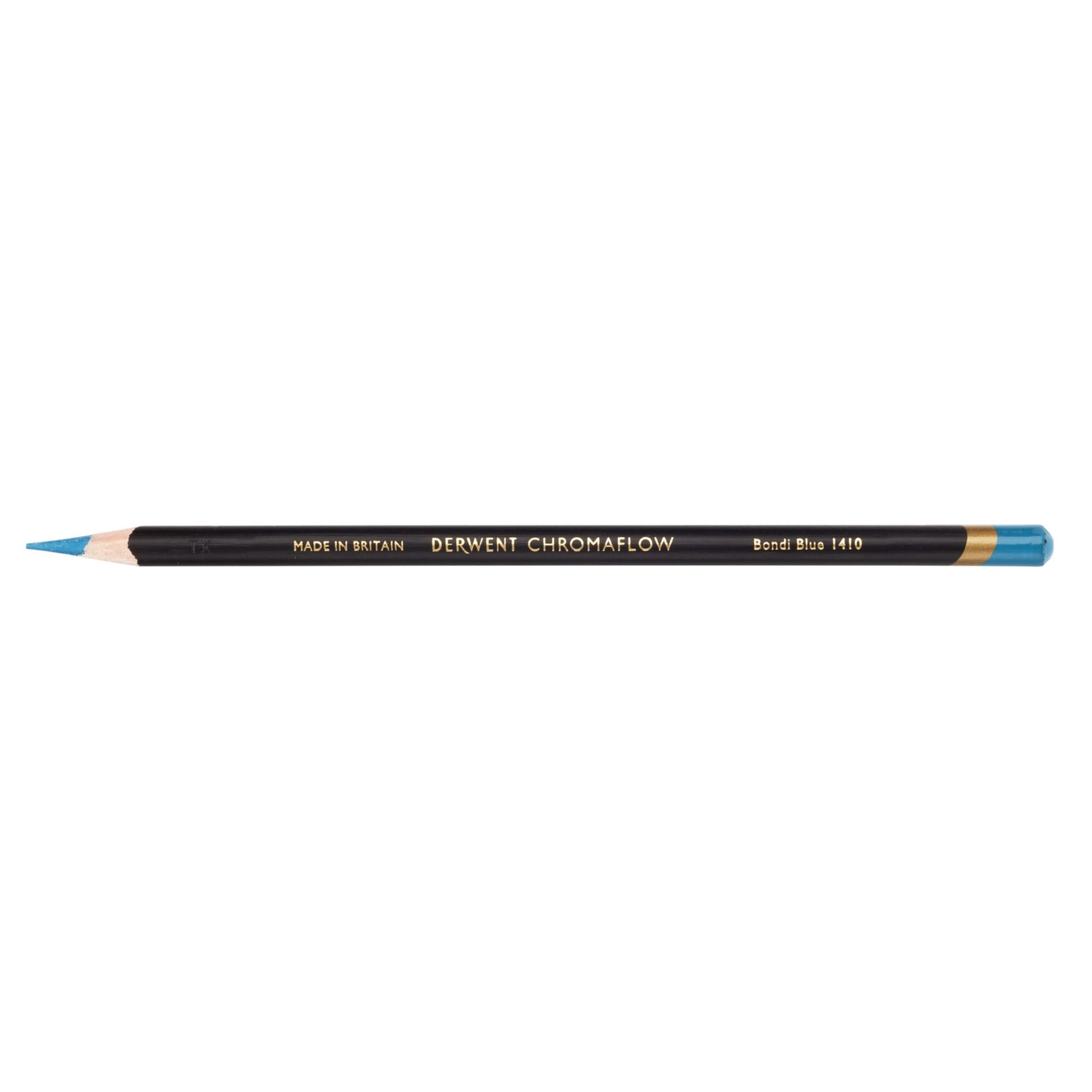 Derwent Chromaflow Pencil in Bondi Blue, box of 6
