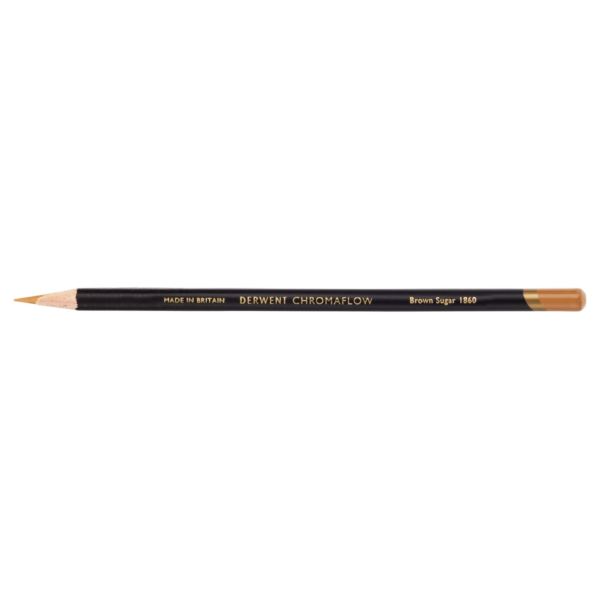 Derwent Chromaflow Pencil in Brown Sugar, box of 6