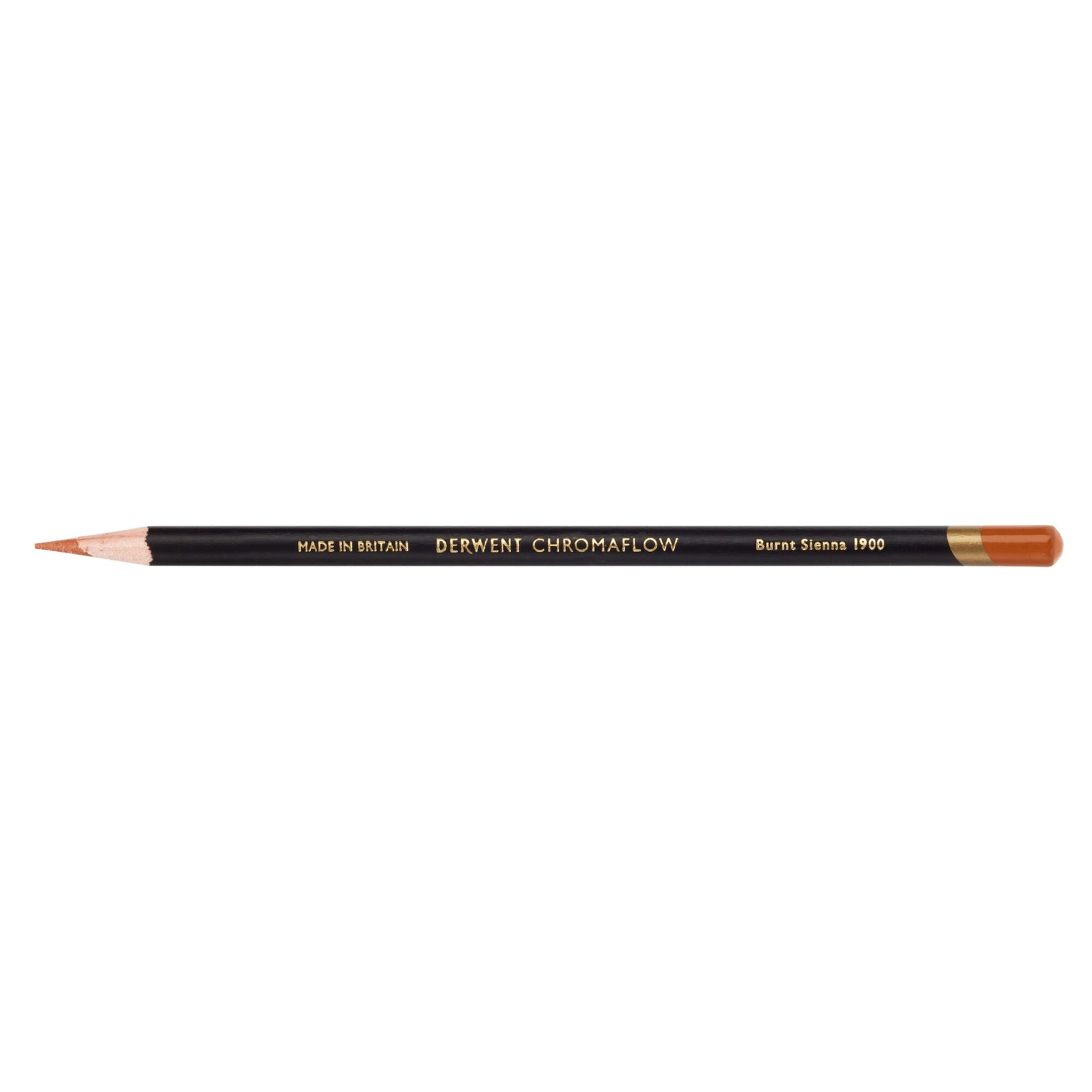 Derwent Chromaflow Pencil in Burnt Sienna, box of 6