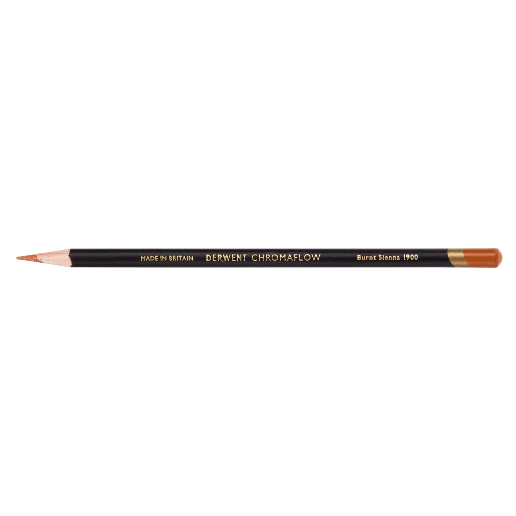 Derwent Chromaflow Pencil in Burnt Sienna, box of 6
