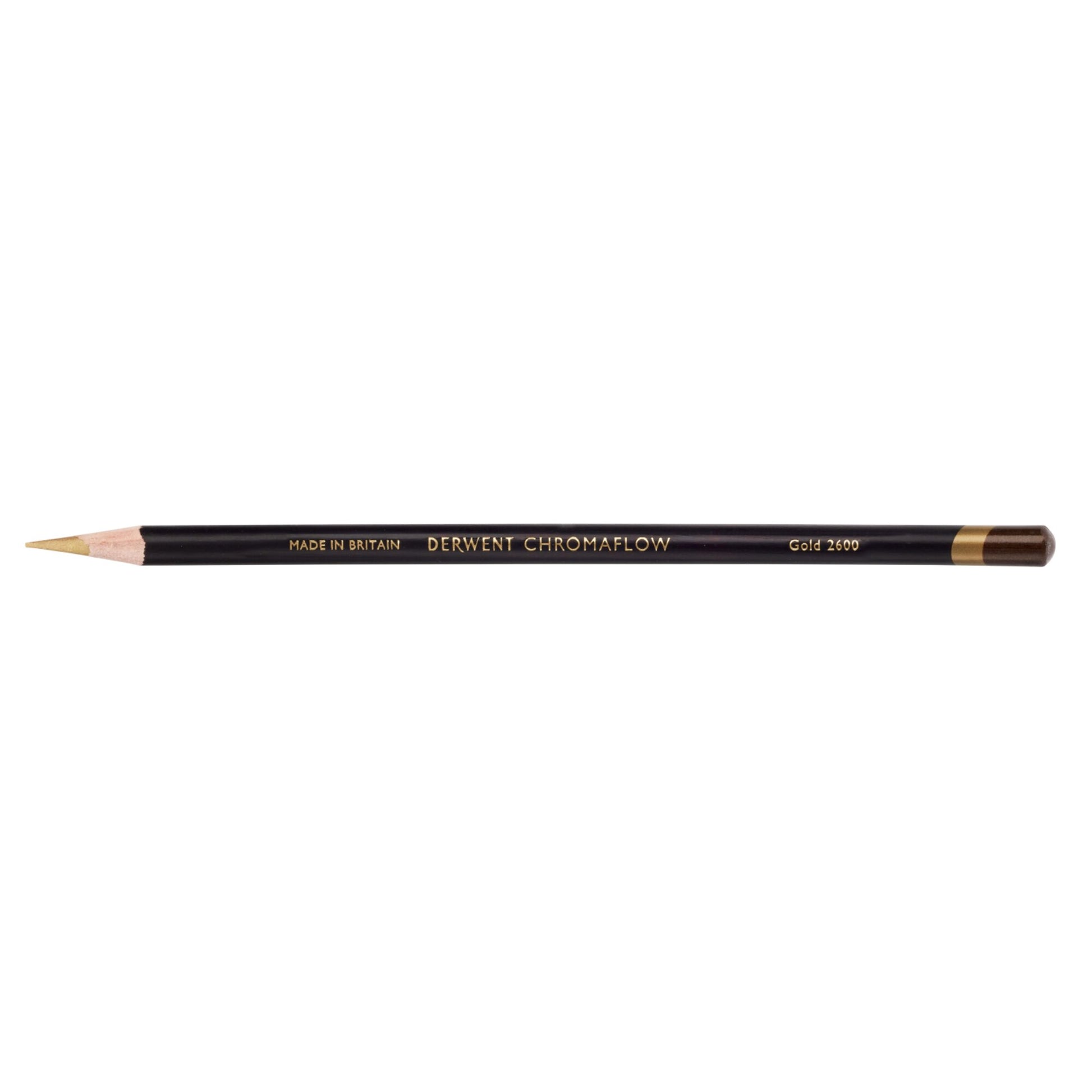 Derwent Chromaflow Pencil in Gold, box of 6
