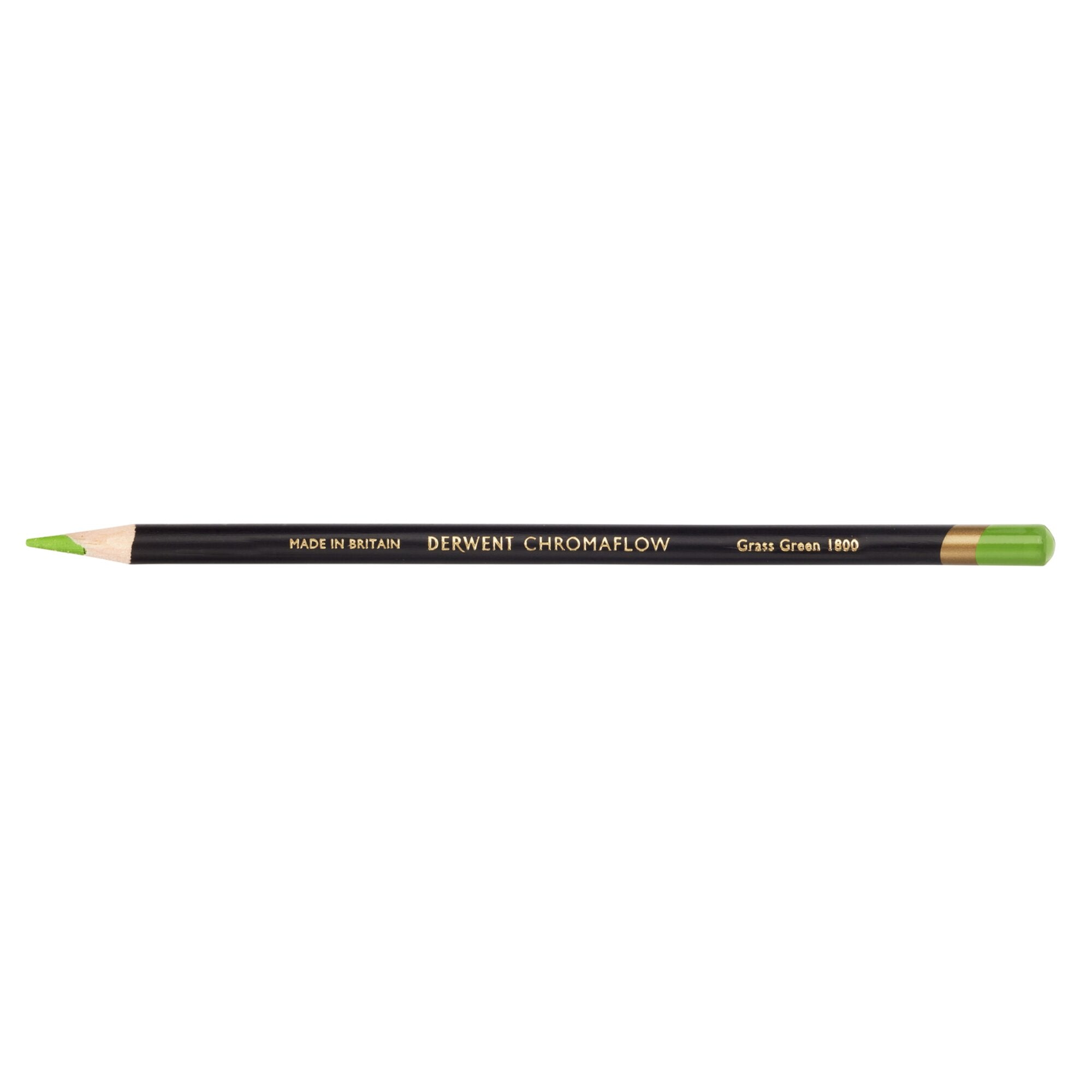 Derwent Chromaflow Pencil in Grass Green, box of 6