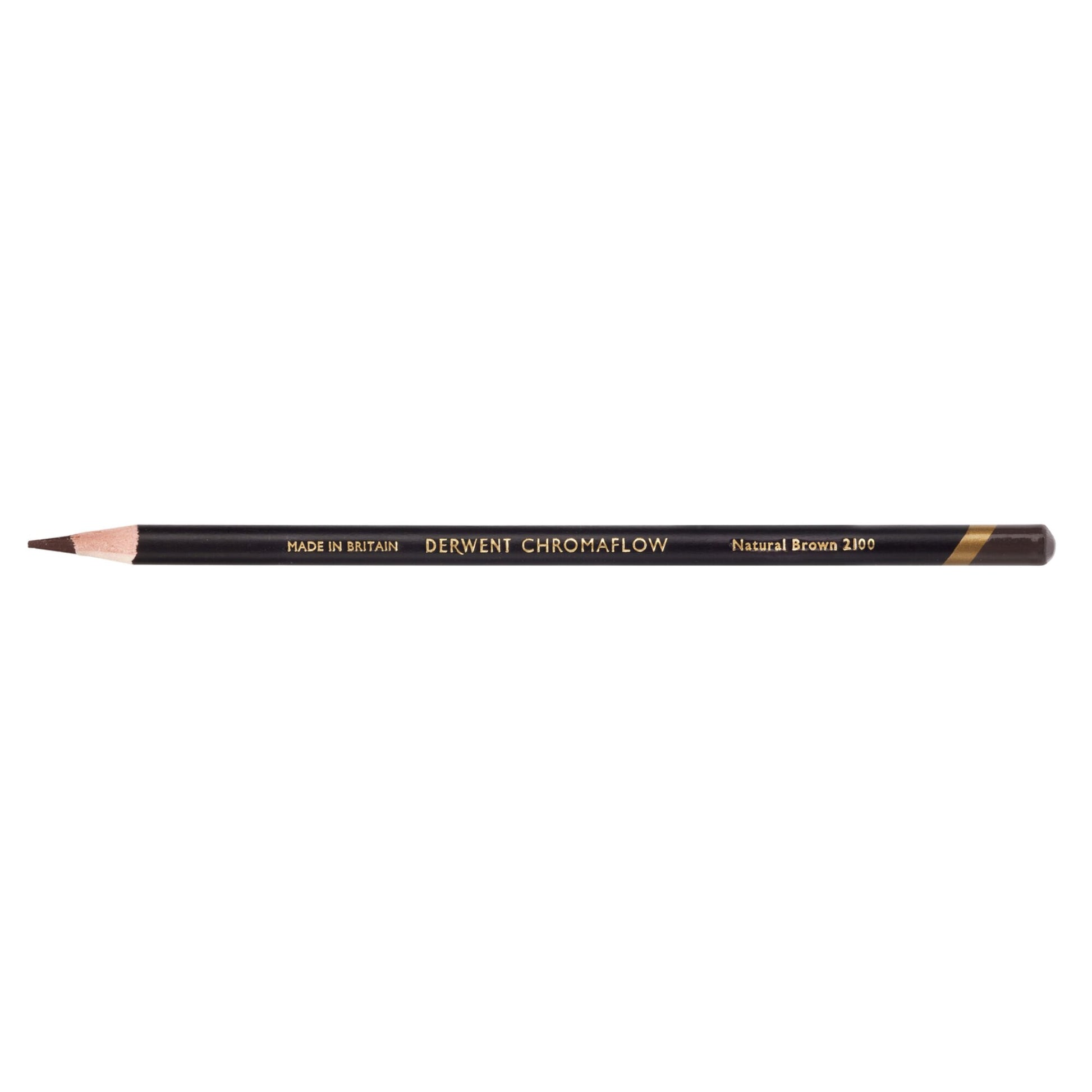 Derwent Chromaflow Pencil in Natural Brown, box of 6