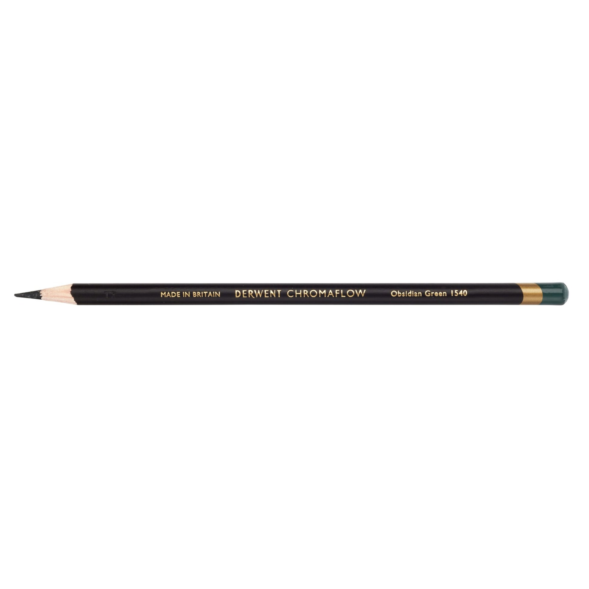 Derwent Chromaflow Pencil in Obsidian Green, box of 6