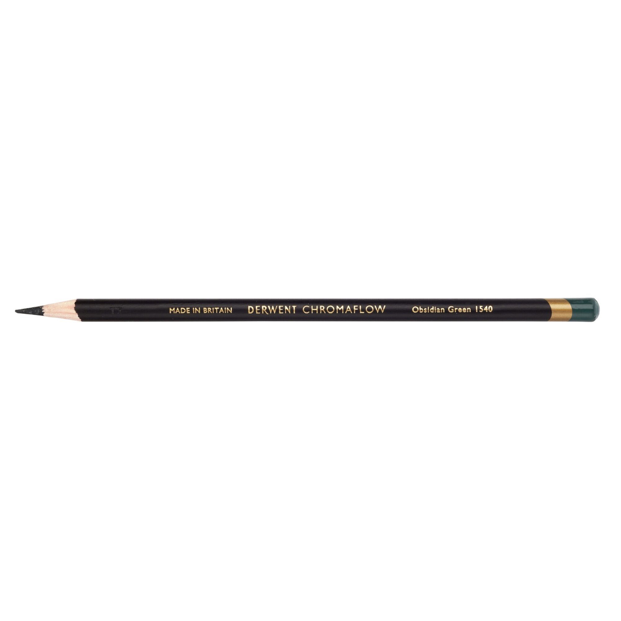 Derwent Chromaflow Pencil in Obsidian Green, box of 6