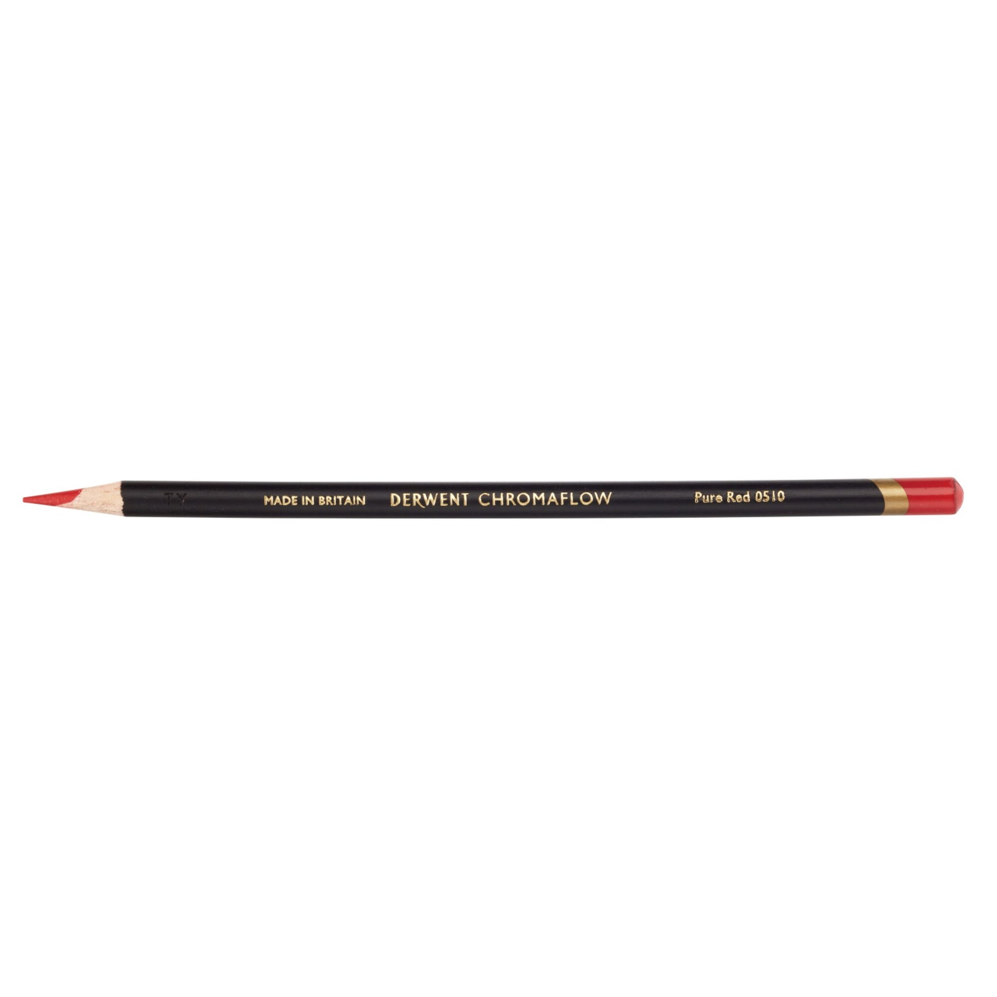 Derwent Chromaflow Pencil in Pure Red, box of 6
