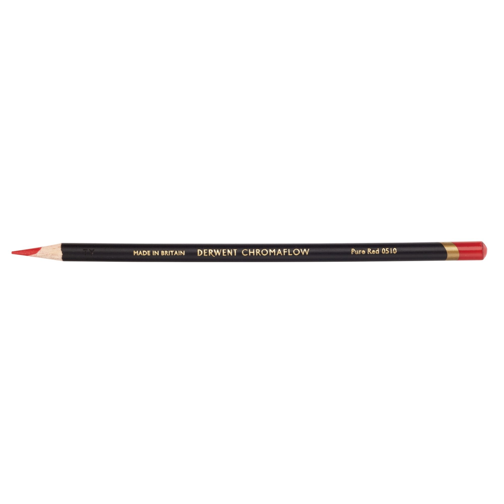 Derwent Chromaflow Pencil in Pure Red, box of 6