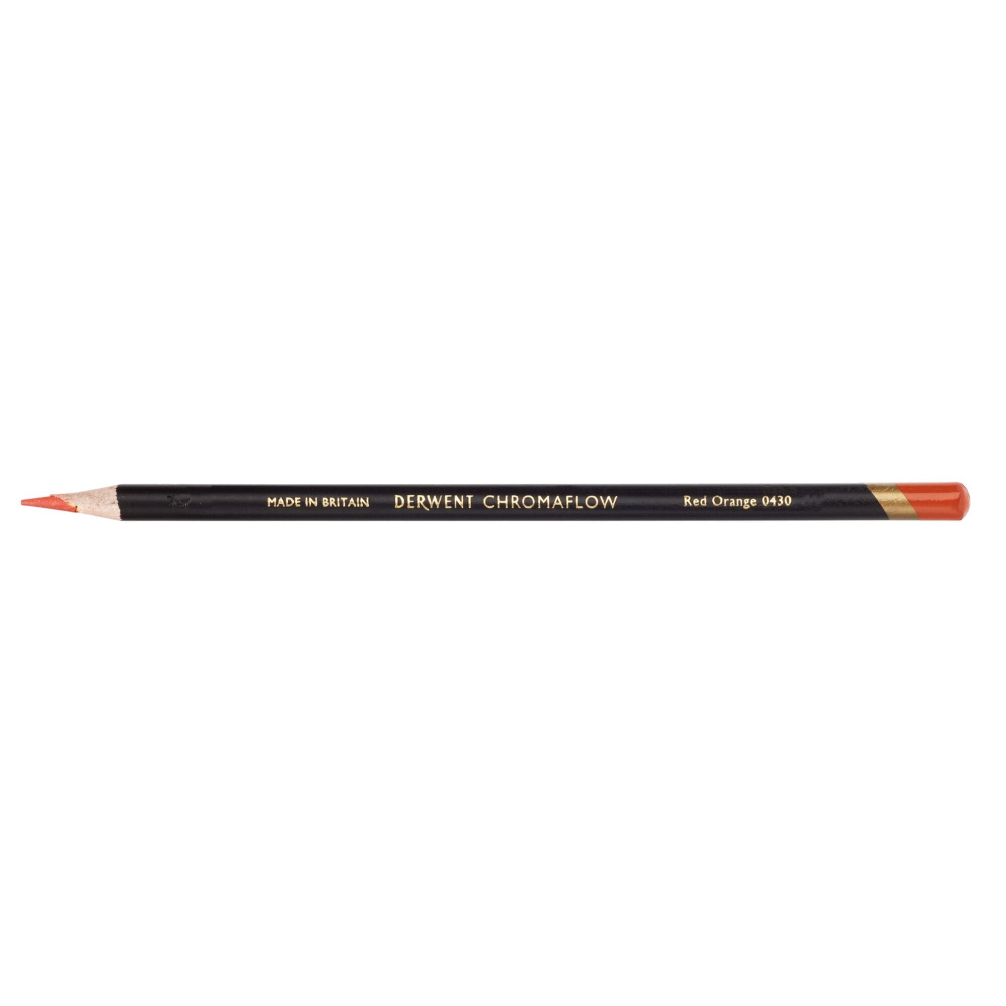 Derwent Chromaflow Pencil in Red Orange, box of 6