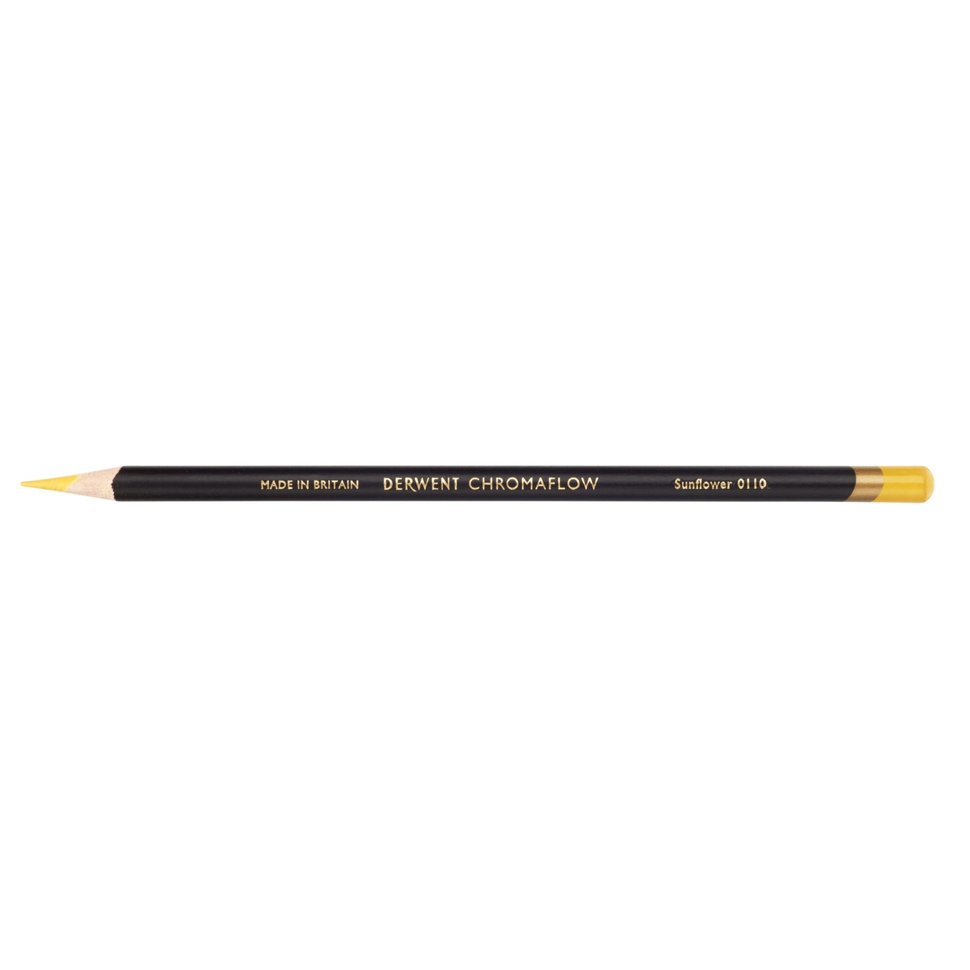 Derwent Chromaflow Pencil in Sunflower, box of 6