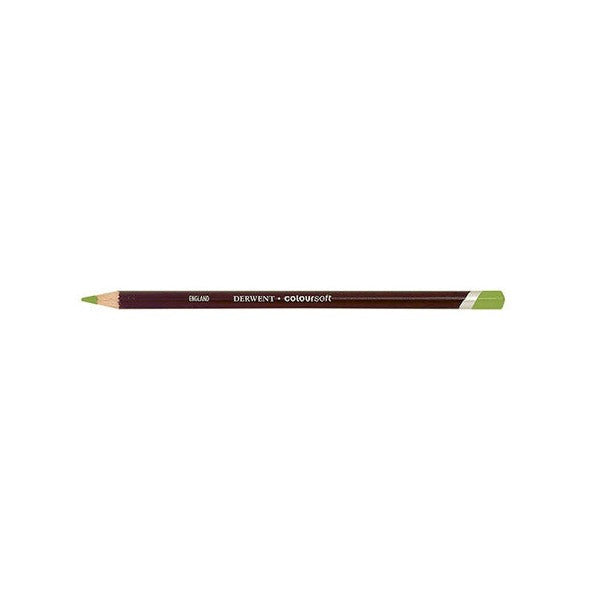 Derwent Coloursoft Pencil Lime Green Box of 6 - image 2