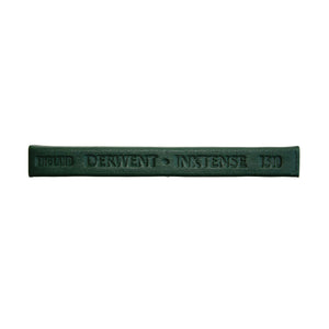 Derwent Inktense Block in Beech Green shown side on against white, square stick embossed DERWENT INKTENSE and colour number 1510