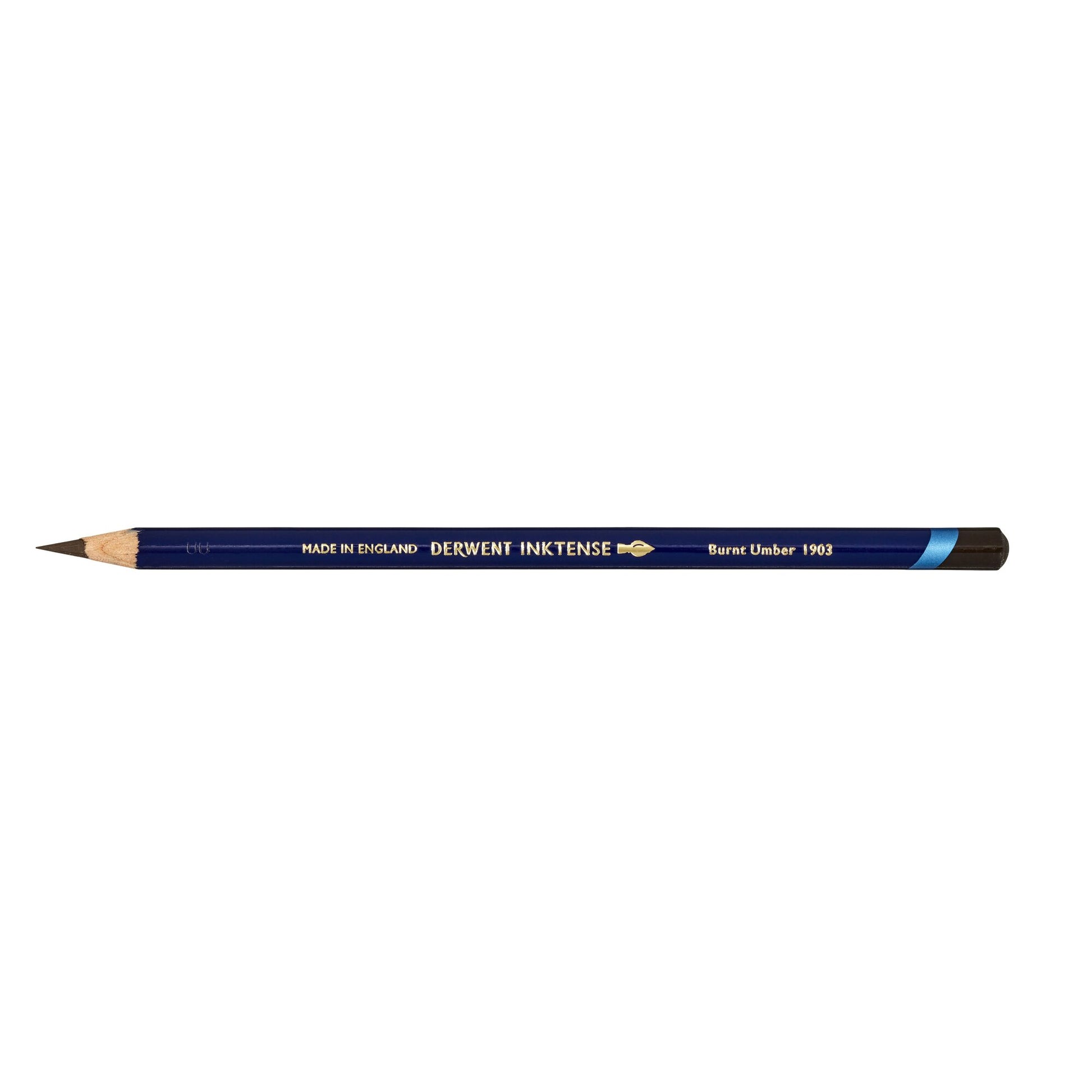 Derwent Inktense Pencil in Burnt Umber, box of 6