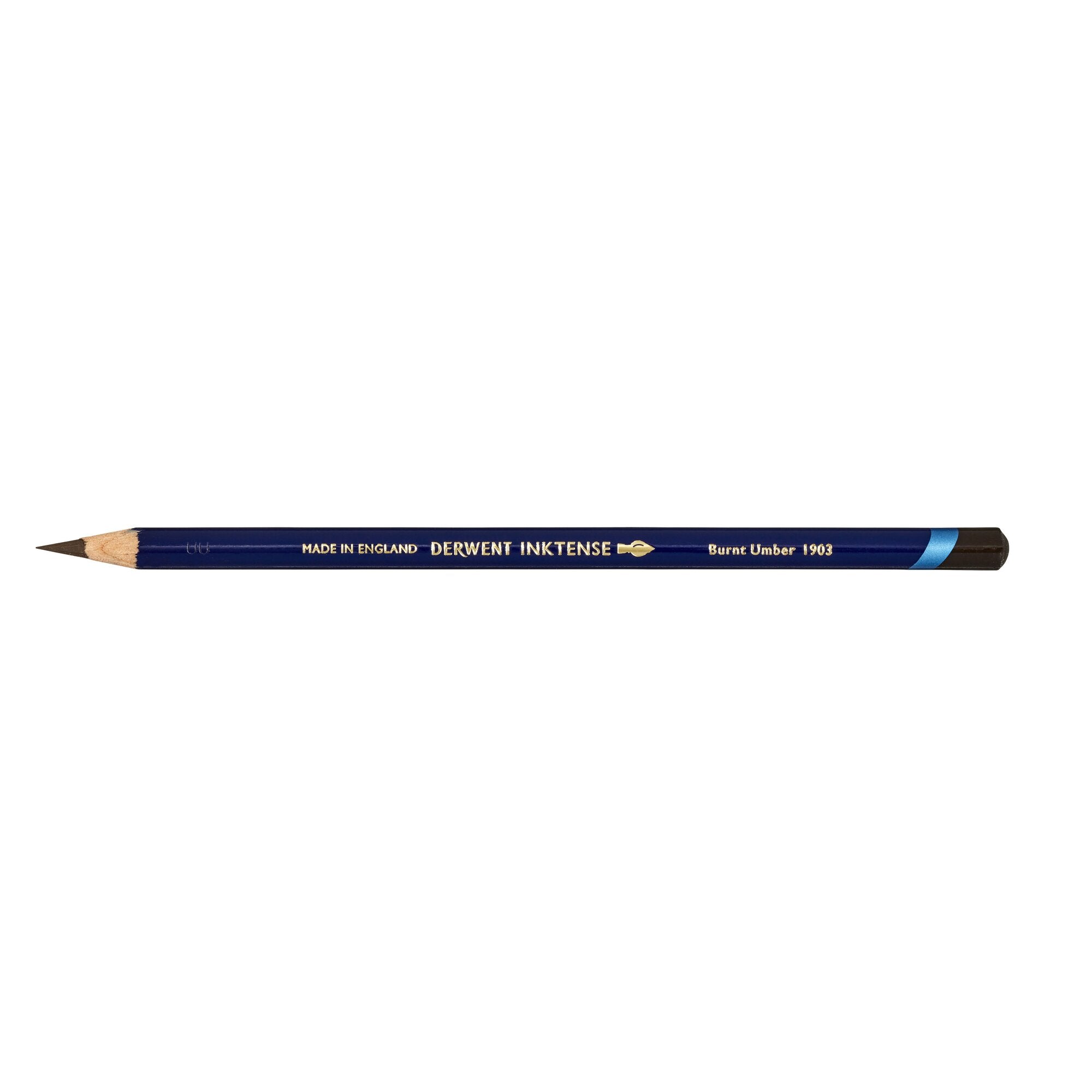 Derwent Inktense Pencil in Burnt Umber, box of 6
