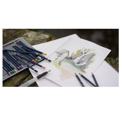 Derwent Watercolour Pencil Naples Yellow Box of 6 - image 3