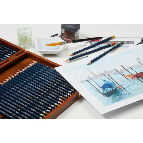 Derwent Watercolour Pencil Naples Yellow Box of 6 - image 5