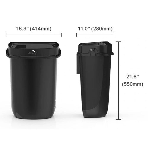 Dolphy Plaza Waste Bin 32L Black - image 2