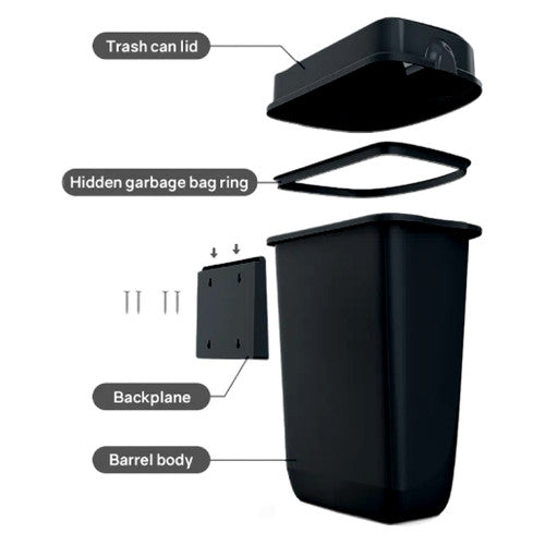 Dolphy Plaza Waste Bin 32L Black - image 4
