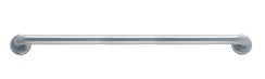 Dolphy straight grab rail in #304 stainless steel, showing the 900mm straight bar with concealed circular flush mounts at each end