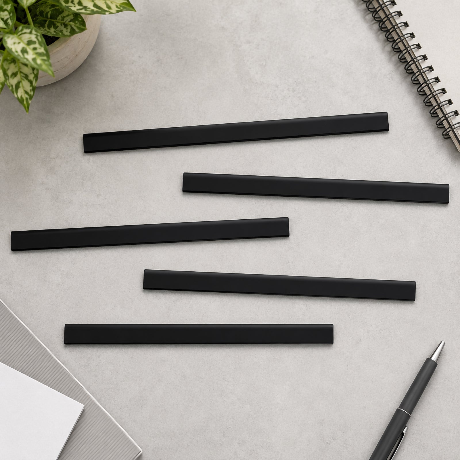 Durable DURAFIX Rail A4 297mm Black Pack of 5 - image 4